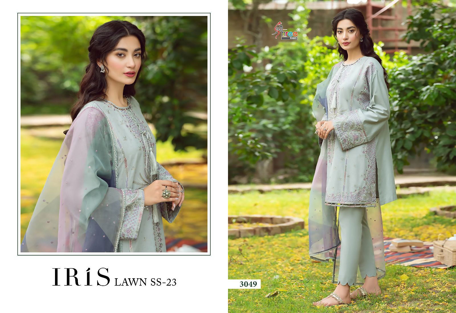 Iris Lawn Ss 23 By Shree 3044-3050 Pakistani Suit Catalog